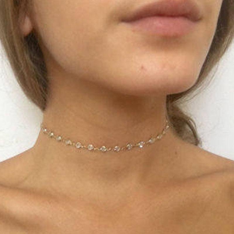 Chokers HebeDeer Classic Choker Necklace Chain Women Necklaces Jewelry Silver Color Trendy Girl Acrylic Pendant Collares Collier
Chokers HebeDeer Classic Choker Necklace Chain Women Necklaces Jewelry Silver Color Trendy Girl Acrylic Pendant Collares Collier