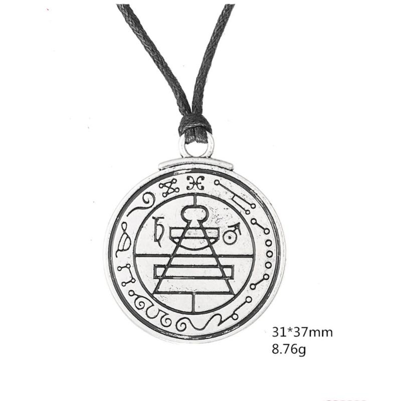10PCS Talisman Secret Seal Of Solomon Pentacle Pendant Solomon Witchcraft Worship Amulet Seal Necklace Jewelry Necklace
10PCS Talisman Secret Seal Of Solomon Pentacle Pendant Solomon Witchcraft Worship Amulet Seal Necklace Jewelry Necklace