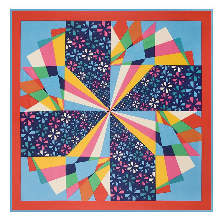 100cm Geometric Winter Scarf Square Scarf Women Fashion Design kerchief Handkerchief windmill Scarves For Lady
100cm Geometric Winter Scarf Square Scarf Women Fashion Design kerchief Handkerchief windmill Scarves For Lady