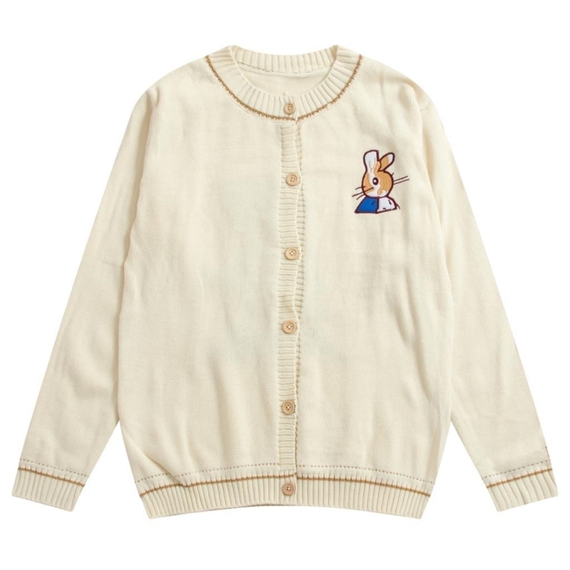 Korean Fashion Sweet Fall Spring Women Knit Cardigan Coat Long Sleeve Bunny Girl Loose Sweater Outwear Coats Single-Breasted Y200720, Beige
Korean Fashion Sweet Fall Spring Women Knit Cardigan Coat Long Sleeve Bunny Girl Loose Sweater Outwear Coats Single-Breasted Y200720, Beige