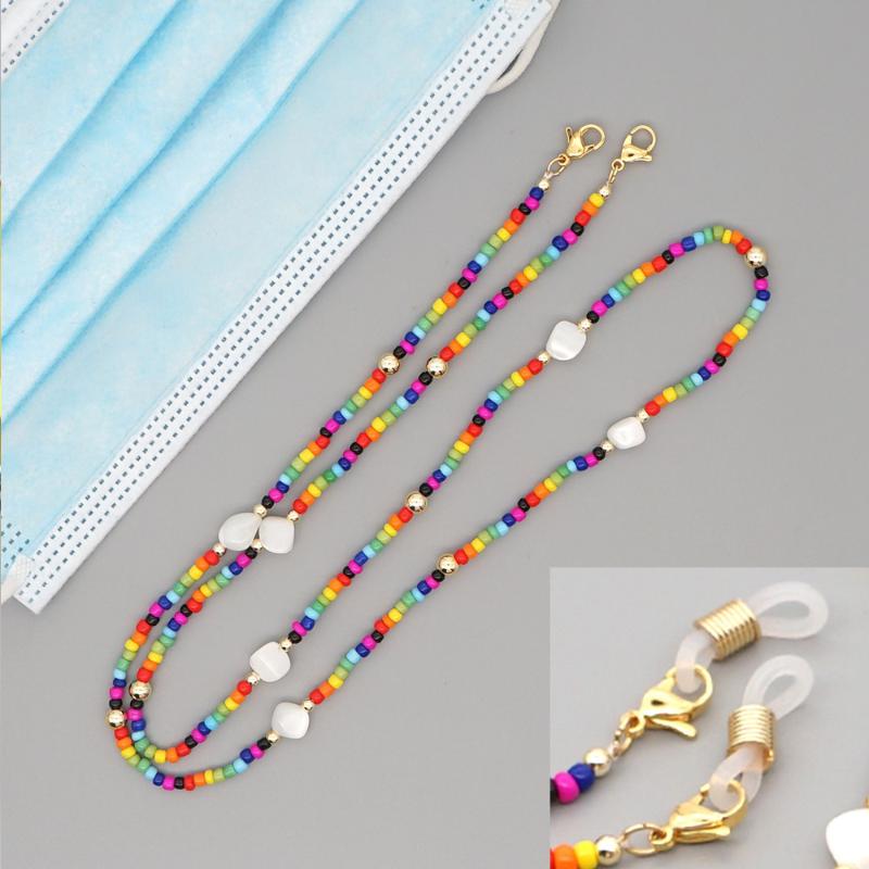 Go2boho Beads Chain For Mask Lanyard Necklace For Women Jewelry 2020 Fashion Natural Shell Jewellery Masks Holder On Neck
Go2boho Beads Chain For Mask Lanyard Necklace For Women Jewelry 2020 Fashion Natural Shell Jewellery Masks Holder On Neck