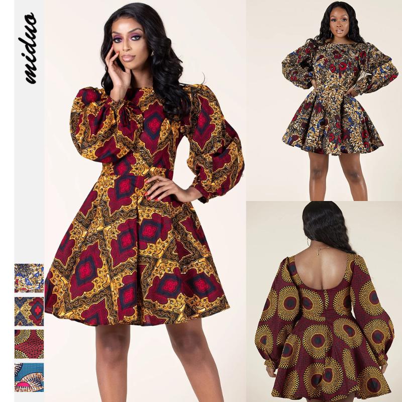 Traditional Ethnic Women African Wax Dress Long Sleeve Elegant Africa Print Womens Evening Dress for Wedding Female Big Size
Traditional Ethnic Women African Wax Dress Long Sleeve Elegant Africa Print Womens Evening Dress for Wedding Female Big Size