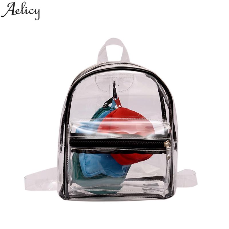 Aelicy School Transparent Backpack For Girls Women OutdoorTravel Casual Bag Fashion Female Large Capacity Backpack Travel, Black
Aelicy School Transparent Backpack For Girls Women OutdoorTravel Casual Bag Fashion Female Large Capacity Backpack Travel, Black