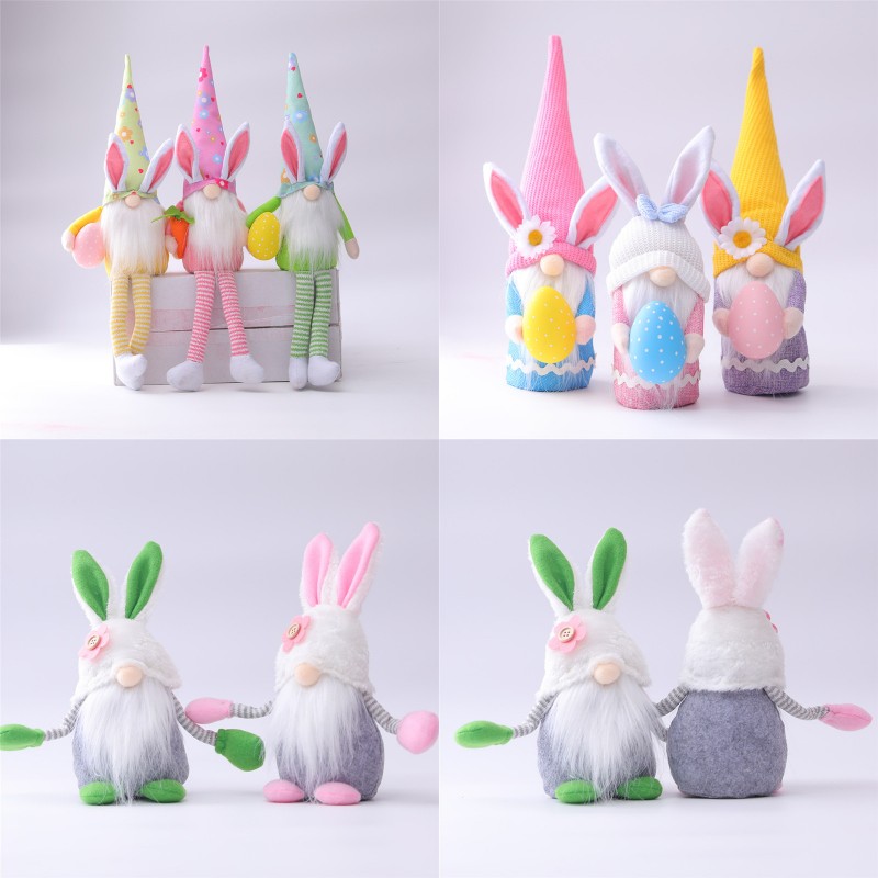 Easter Gnomes Faceless Bunny Dwarf Doll Rabbit Plush Toys Kids Gift Happy Easter Party Home Decoration
Easter Gnomes Faceless Bunny Dwarf Doll Rabbit Plush Toys Kids Gift Happy Easter Party Home Decoration