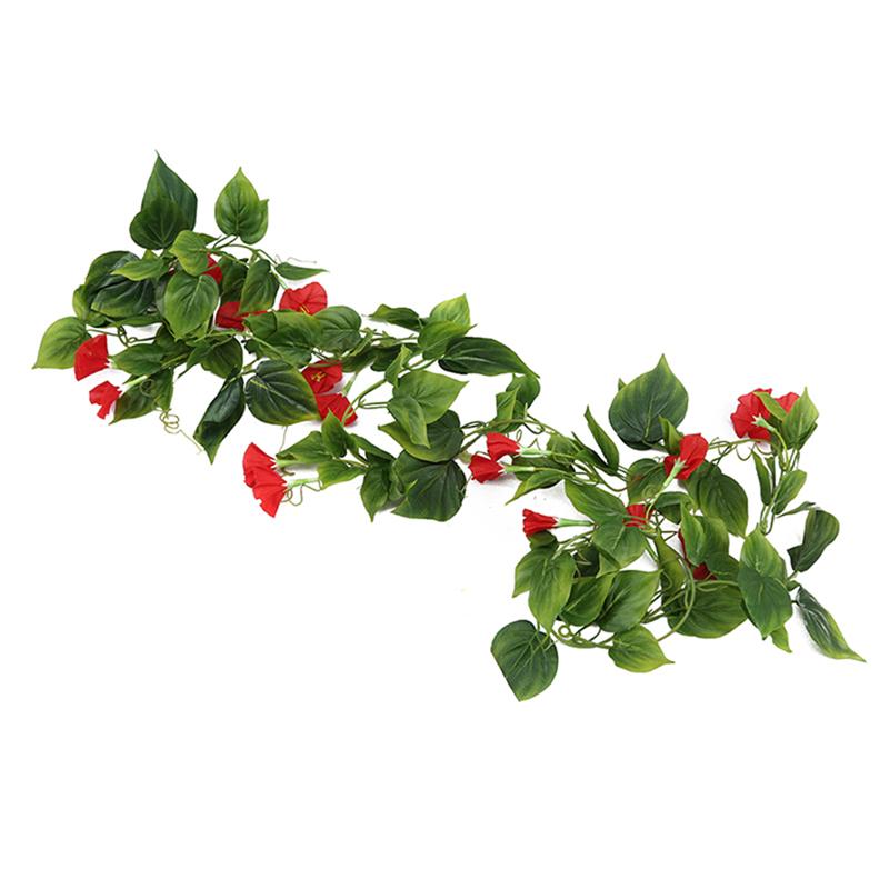 Fake Flowers Rattan Artificial Vine Petunia Morning Glory Christmas Wedding Home Decor Fake Hanging Rattan For Party, Red
Fake Flowers Rattan Artificial Vine Petunia Morning Glory Christmas Wedding Home Decor Fake Hanging Rattan For Party, Red