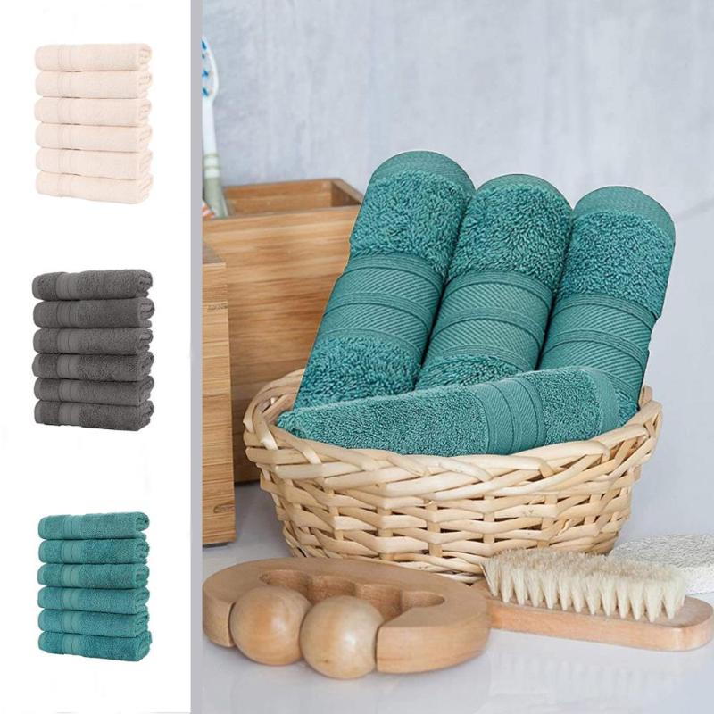 6pcs Quick-dry Pure Cotton Super Absorbent Large Towel Face/Bath Towel Thick Soft Bathroom Towels Comfortable Beach Towels, Green
6pcs Quick-dry Pure Cotton Super Absorbent Large Towel Face/Bath Towel Thick Soft Bathroom Towels Comfortable Beach Towels, Green