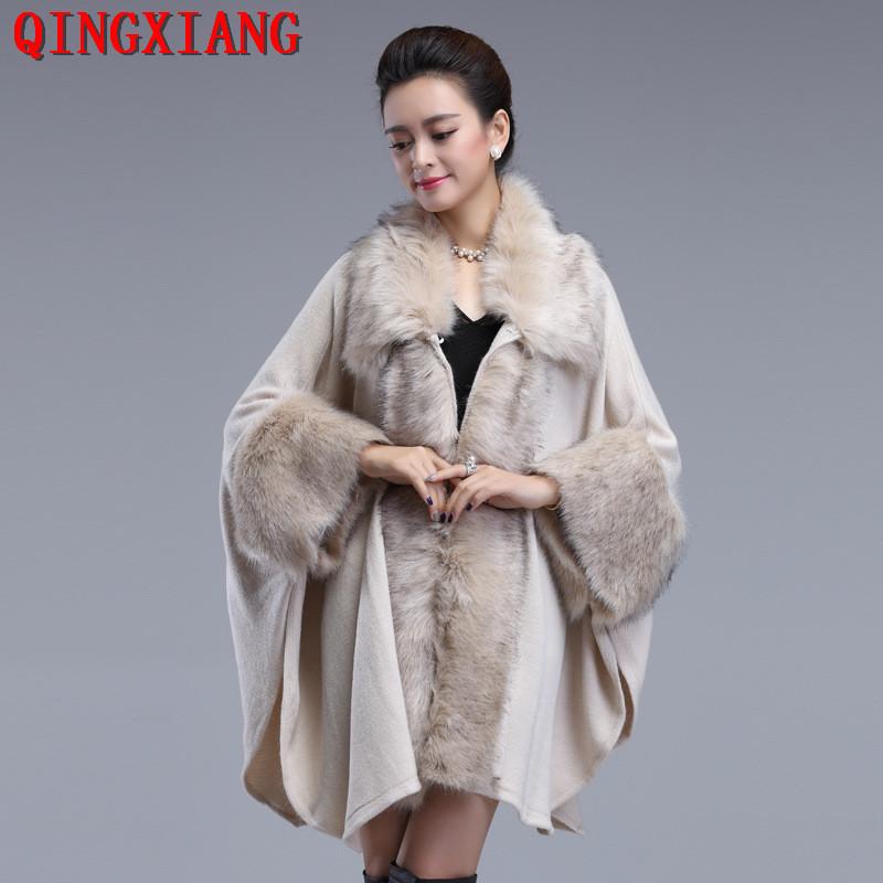 Scarves 2021 Faux Fur Open Stitch Big Pendulum Black Capes Women Loose Cardigan Winter Warm Thick Outwear Long Batwing Sleeves Cloak
Scarves 2021 Faux Fur Open Stitch Big Pendulum Black Capes Women Loose Cardigan Winter Warm Thick Outwear Long Batwing Sleeves Cloak