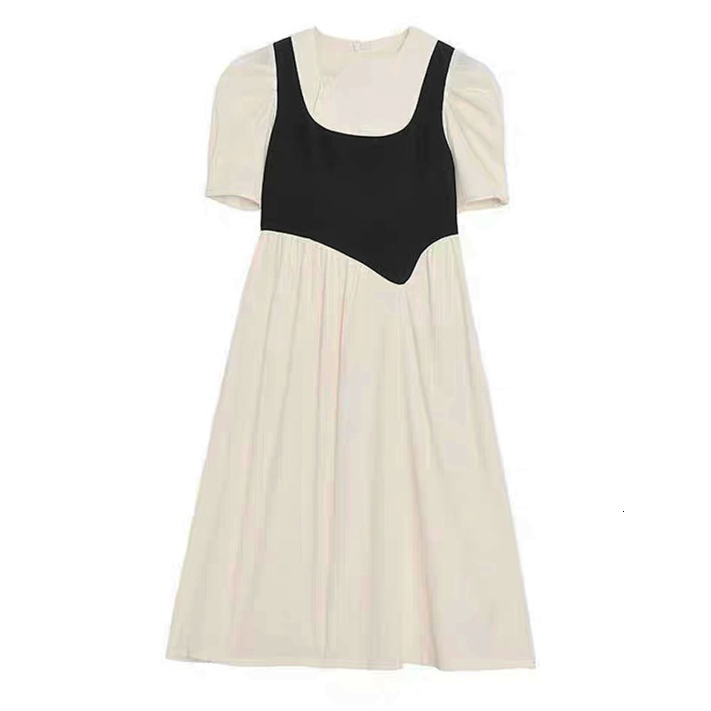 2021 New Spring and autumn fake design sense of two pieces big swing women's dress around the neck seven quarters simple XA3H, Color matching
2021 New Spring and autumn fake design sense of two pieces big swing women's dress around the neck seven quarters simple XA3H, Color matching