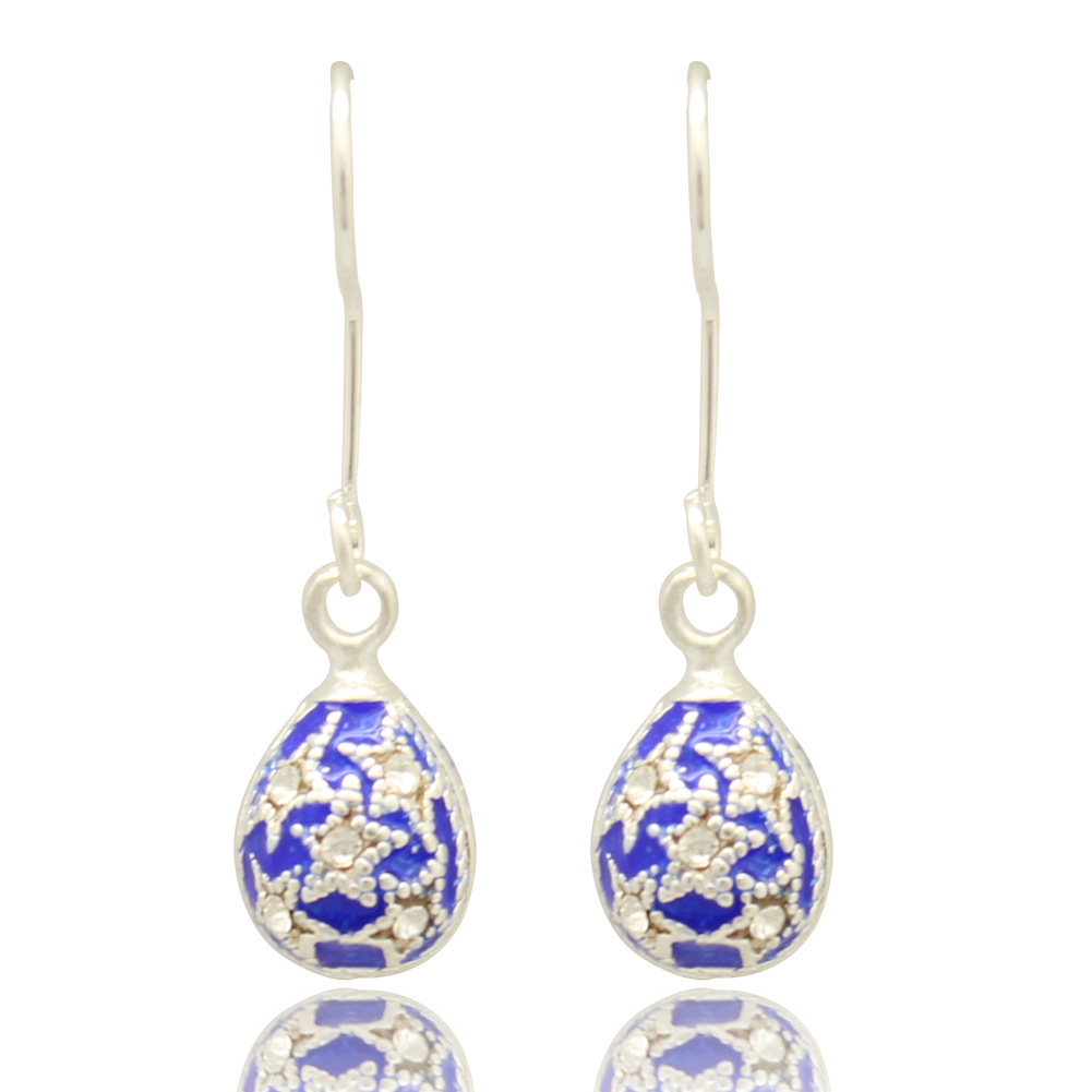 Women fashion jewelry cute handmade star design Faberge egg drop earrings color enameled ladies graduation Christmas gifts
Women fashion jewelry cute handmade star design Faberge egg drop earrings color enameled ladies graduation Christmas gifts