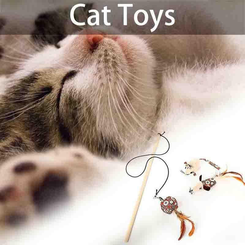 Kitten Cat Teaser Interactive Toy Rod with Bell and Feather Products for Pet High Quality Pet Cat Toy Cute Design Drop Shipping
Kitten Cat Teaser Interactive Toy Rod with Bell and Feather Products for Pet High Quality Pet Cat Toy Cute Design Drop Shipping