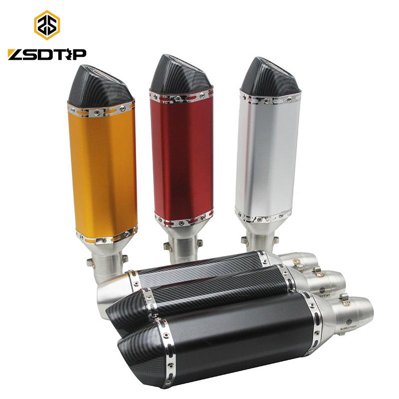 ZSDTRP Universal 51mm Motorcycle Exhaust Muffler Modified Exhaust Stainless Steel Carbon Fiber Fit Most Motorbike with DB Killer
ZSDTRP Universal 51mm Motorcycle Exhaust Muffler Modified Exhaust Stainless Steel Carbon Fiber Fit Most Motorbike with DB Killer
