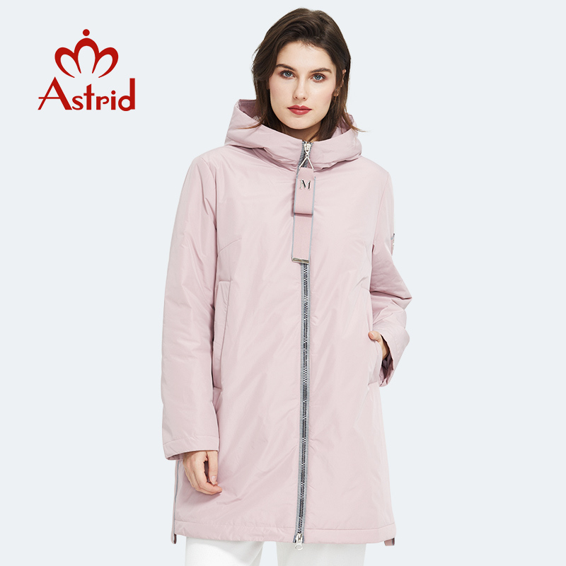 Astrid Spring new arrival women jacket outerwear high quality plus size midlength style with zipper women fashion AM8608 200928