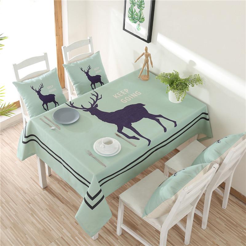 Nordic Style Christmas Deer Printed Table Cloth Thicken Cotton Linen Dining Tablecloth Rectangular Table Cover Festival Decor
Nordic Style Christmas Deer Printed Table Cloth Thicken Cotton Linen Dining Tablecloth Rectangular Table Cover Festival Decor