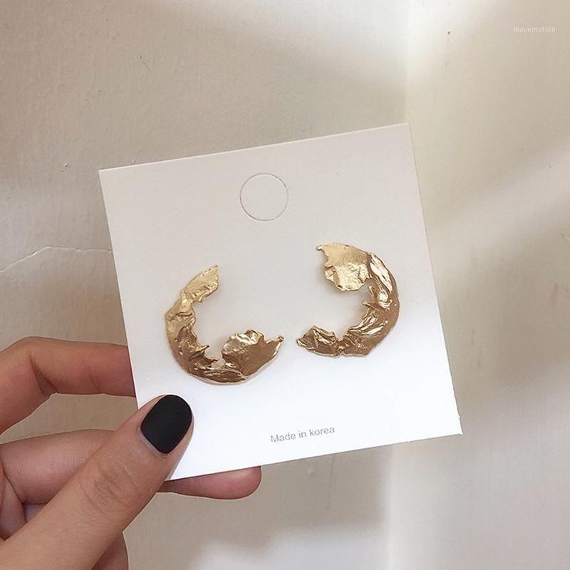 MENGJIQIAO New Vintage Irregular Circle Matte Metal Gold Color Stud Earrings For Women Fashion Party Geometric Jewelry Gifts1
MENGJIQIAO New Vintage Irregular Circle Matte Metal Gold Color Stud Earrings For Women Fashion Party Geometric Jewelry Gifts1