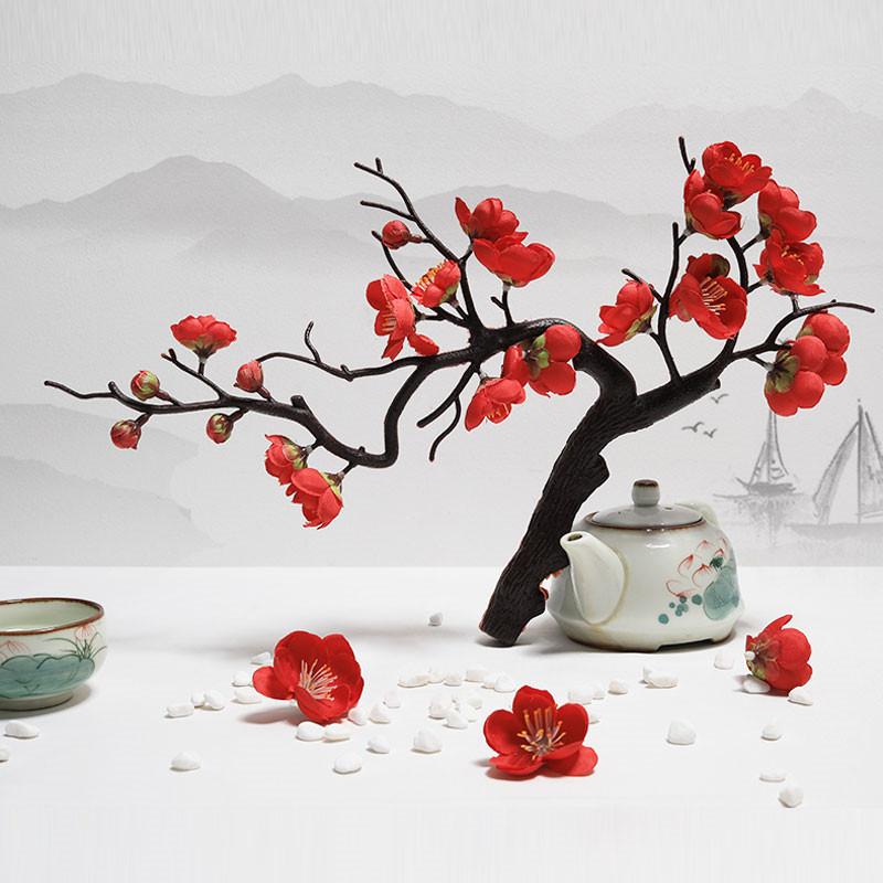 1Pcs Artificial Flowers Branch Short Bonsai Fake Flowers Plum Blossom Outdoor Wedding Decoration Flower Home Party Table Decor, 30cm pink
1Pcs Artificial Flowers Branch Short Bonsai Fake Flowers Plum Blossom Outdoor Wedding Decoration Flower Home Party Table Decor, 30cm pink