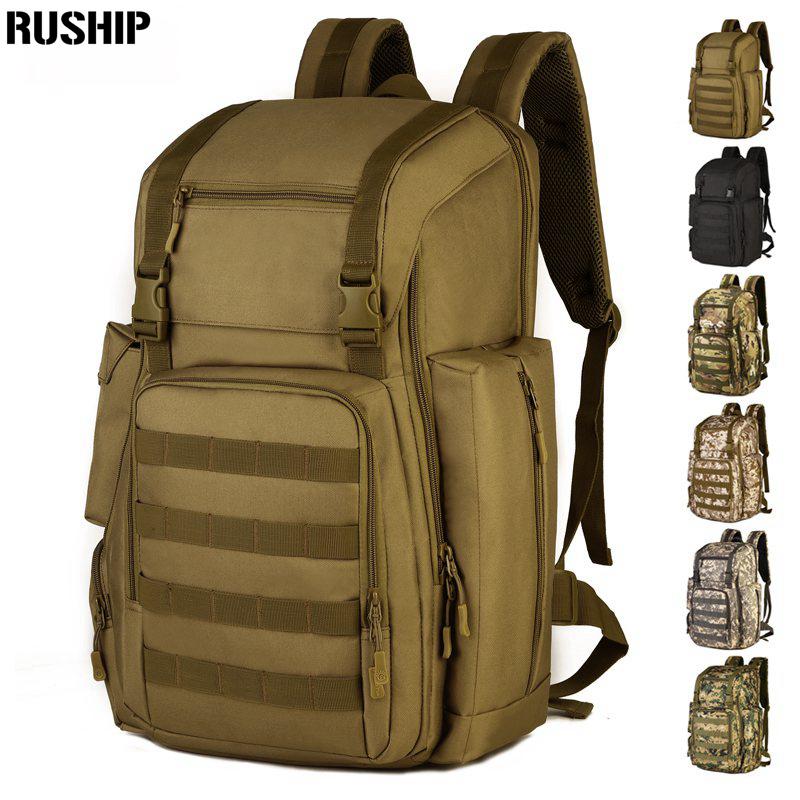 40L Men Women Molle system Backpack Nylon 1000D Hunting Tactical Backpack Assault Travel Bag Outdoor Sports Bag, Khaki
40L Men Women Molle system Backpack Nylon 1000D Hunting Tactical Backpack Assault Travel Bag Outdoor Sports Bag, Khaki