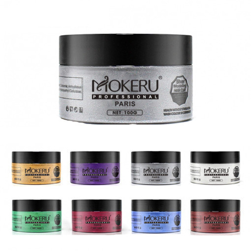 Natural plant formula colored hair wax Fashion disposable hair dyeing mud Salon colored hair wax 2020 new fashion colors
Natural plant formula colored hair wax Fashion disposable hair dyeing mud Salon colored hair wax 2020 new fashion colors