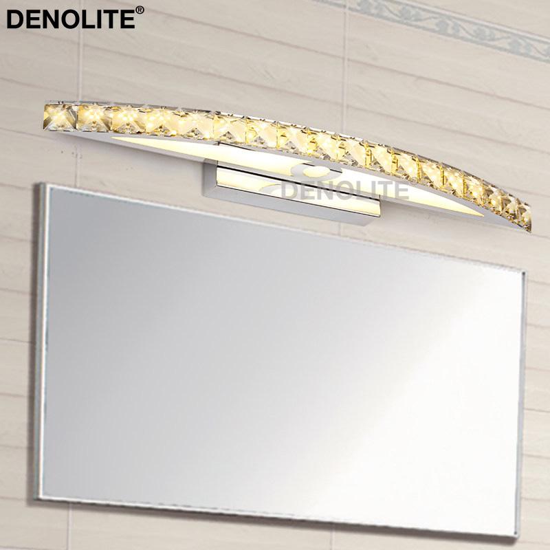 DENOLITE 10W 15W Clear Champagne Crystal Led Mirror Light 44CM 50CM Length Stainless Steel LED Bathroom Lights
DENOLITE 10W 15W Clear Champagne Crystal Led Mirror Light 44CM 50CM Length Stainless Steel LED Bathroom Lights