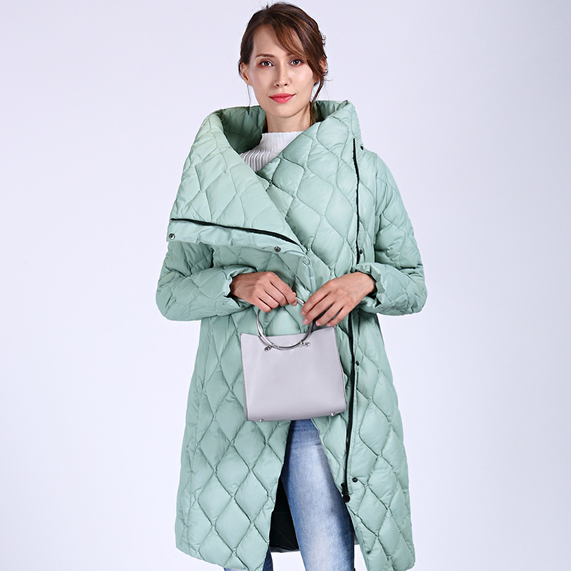 New High Quality Thick Parkas Women Bio fluff Hooded Women's Winter coat Plus Size Long Warm Stylish Winter Jacket Outwear 201029