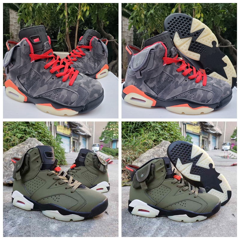 2020 New Grey Red Camo Travis Scotts Cactus Jack 6 6s Mens Basketball Shoes 3M TS Medium Olive Green Sports Trainers Jumpman Sneakers
2020 New Grey Red Camo Travis Scotts Cactus Jack 6 6s Mens Basketball Shoes 3M TS Medium Olive Green Sports Trainers Jumpman Sneakers