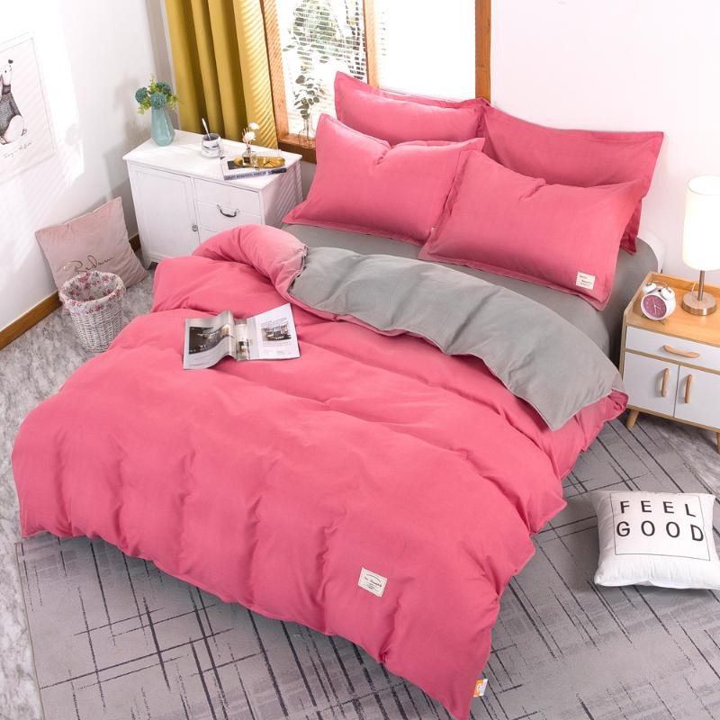 4pcs Bed Set Home Duvet Bed Sheets Free Pillowcase Bedding Coverlet Flat Sheet Solid Cover Sheet Soft Warm Bedsheets
4pcs Bed Set Home Duvet Bed Sheets Free Pillowcase Bedding Coverlet Flat Sheet Solid Cover Sheet Soft Warm Bedsheets