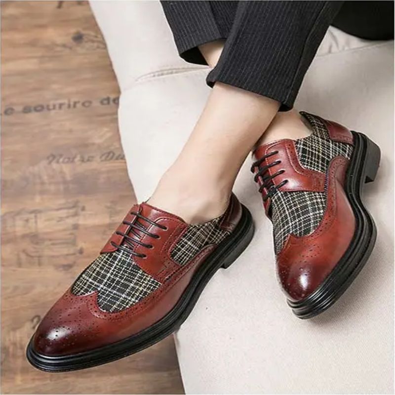 Bullock Mens Shoes Pu Leather Ankle Lace Up Round Head Flat Sole Comfortable Breathable Stitching Classic British Style DH781-2, Black
Bullock Mens Shoes Pu Leather Ankle Lace Up Round Head Flat Sole Comfortable Breathable Stitching Classic British Style DH781-2, Black