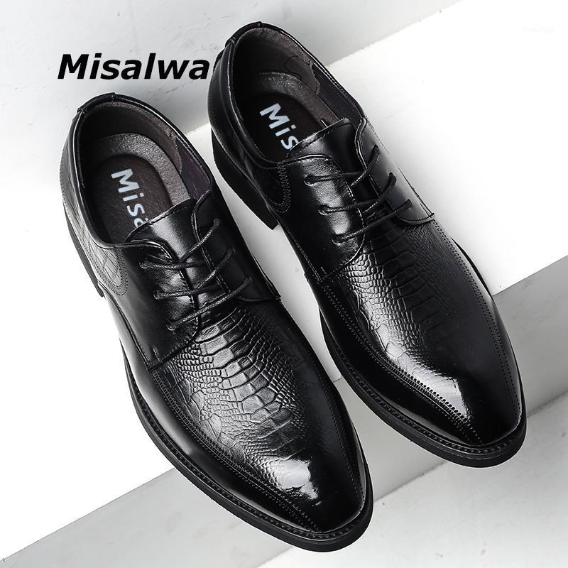Misalwa Genuine Leather Men Suit Derby Shoes Top Quality Crocodile Pattern Business Shoes for Men Oxford Formal Footwear1, 1965
Misalwa Genuine Leather Men Suit Derby Shoes Top Quality Crocodile Pattern Business Shoes for Men Oxford Formal Footwear1, 1965