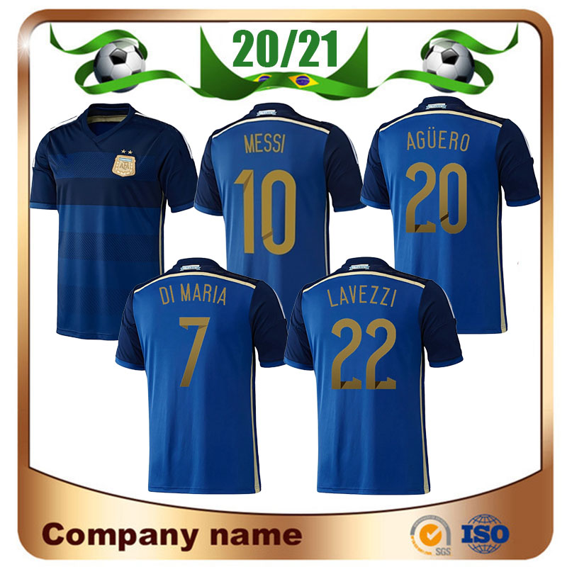 2014 World Cup Retro Argentina Away #10 MESSI Soccer Jerseys #7 DI MARIA #9 HIGUAIN #20 AGÜERO $14 MASCHERANO LAVEZZI football Shirt, 2014 away
2014 World Cup Retro Argentina Away #10 MESSI Soccer Jerseys #7 DI MARIA #9 HIGUAIN #20 AGÜERO $14 MASCHERANO LAVEZZI football Shirt, 2014 away