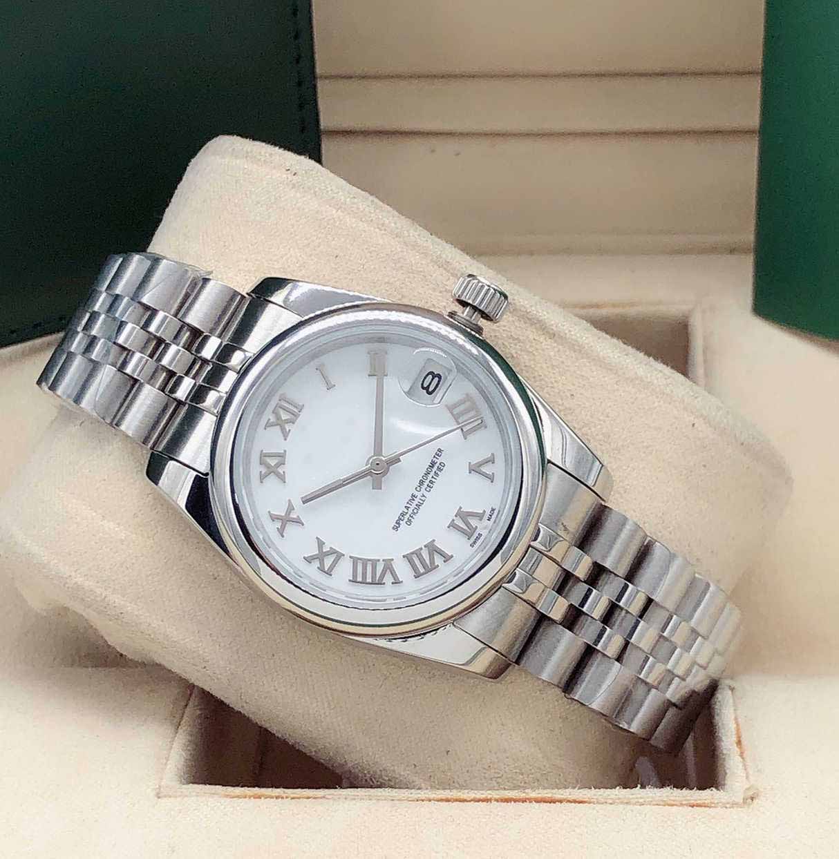 Ladies Watch Sapphire Mirror 31mm Automatic Mechanical Watch High Quality Stainless Steel Date Waterproof Watches Fashion Classic Wristwatch, 12
Ladies Watch Sapphire Mirror 31mm Automatic Mechanical Watch High Quality Stainless Steel Date Waterproof Watches Fashion Classic Wristwatch, 12