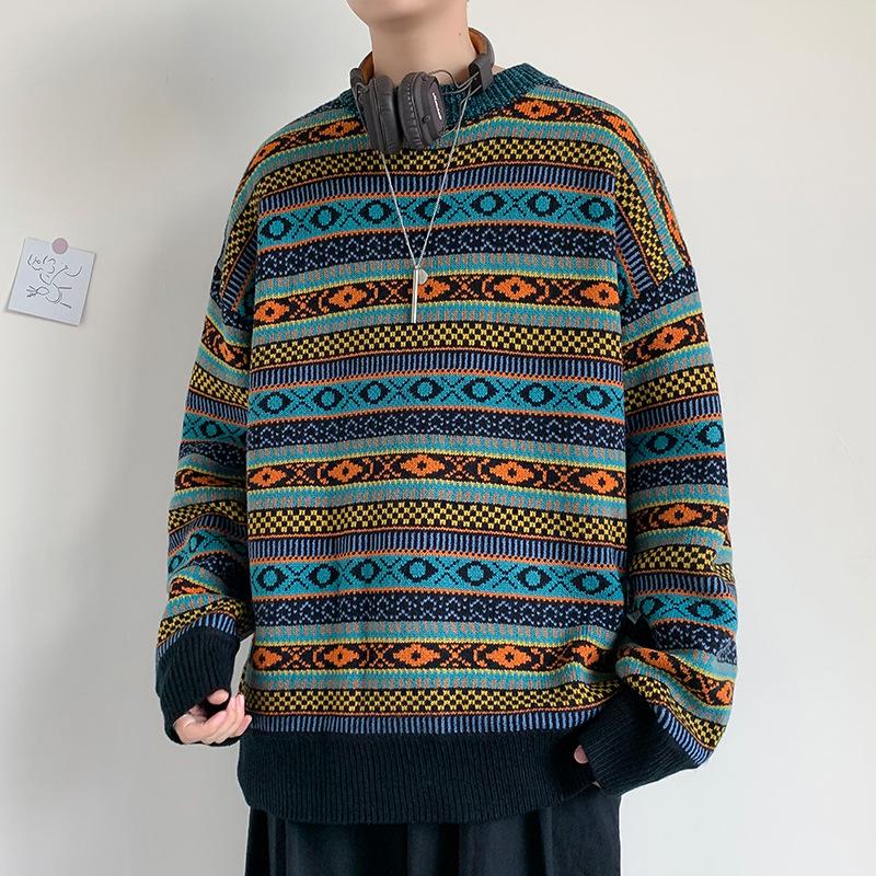 Autumn Winter Men Striped Knitted Sweater 2020 New Korean Fashion O Neck Pullover Male Casual Loose Warm Knitwear Jumpers Tops, Blue
Autumn Winter Men Striped Knitted Sweater 2020 New Korean Fashion O Neck Pullover Male Casual Loose Warm Knitwear Jumpers Tops, Blue
