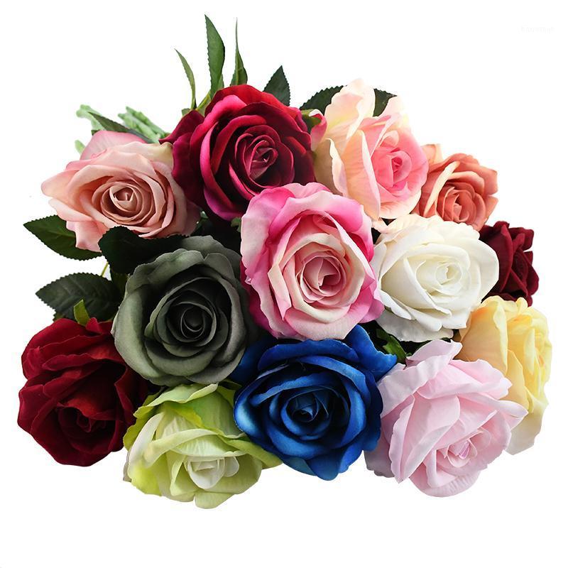 1Pcs High Quality Silk Rose Flower Head Simulation Bride Bouquet Wedding Christmas Home Decoration DIY Wreath Fake Flower1, F06
1Pcs High Quality Silk Rose Flower Head Simulation Bride Bouquet Wedding Christmas Home Decoration DIY Wreath Fake Flower1, F06
