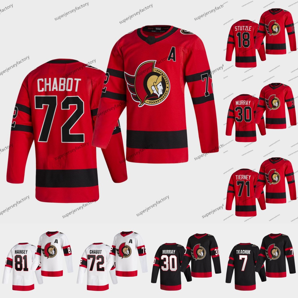 Ottawa Senators 2021 Reverse Retro Thomas Chabot Brady Tkachuk Matt Murray Tim Stuetzle Bobby Ryan Ron Hainsey Craig Anderson Duclair, Black;red
Ottawa Senators 2021 Reverse Retro Thomas Chabot Brady Tkachuk Matt Murray Tim Stuetzle Bobby Ryan Ron Hainsey Craig Anderson Duclair, Black;red