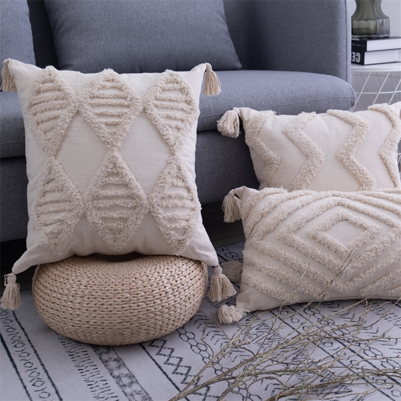 Bohemia Tassels Cushion Cover 45x 45cm/30x50cm Beige Pillow Cover Handmade Square boho living Room Bed RoomHome Decoration LJ201216, Filler for square
Bohemia Tassels Cushion Cover 45x 45cm/30x50cm Beige Pillow Cover Handmade Square boho living Room Bed RoomHome Decoration LJ201216, Filler for square