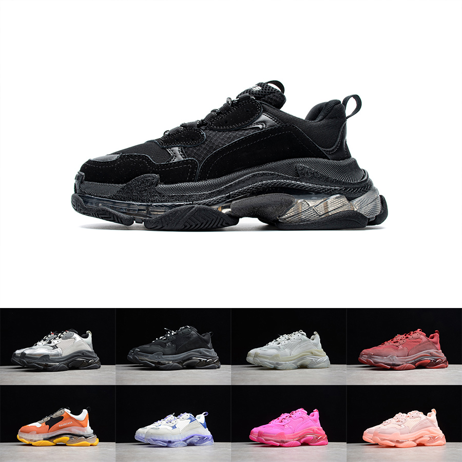 Mens Crystal Bottom Paris Triple S 17FW Sneakers Black Cream Green Red Old Dad Shoes Womens Casual Trainers Retro Ladies Designer Shoes, Shown
Mens Crystal Bottom Paris Triple S 17FW Sneakers Black Cream Green Red Old Dad Shoes Womens Casual Trainers Retro Ladies Designer Shoes, Shown