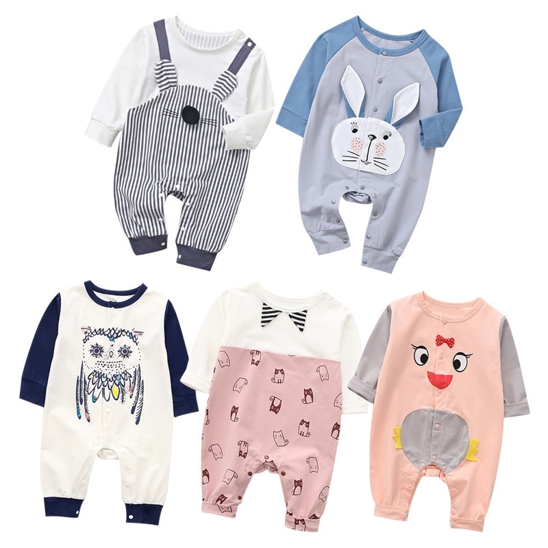 Baby Boys Girls Romper Cotton Long Sleeve Animal modeling Jumpsuit Infant Clothing Autumn Newborn Baby Clothes 201127
Baby Boys Girls Romper Cotton Long Sleeve Animal modeling Jumpsuit Infant Clothing Autumn Newborn Baby Clothes 201127