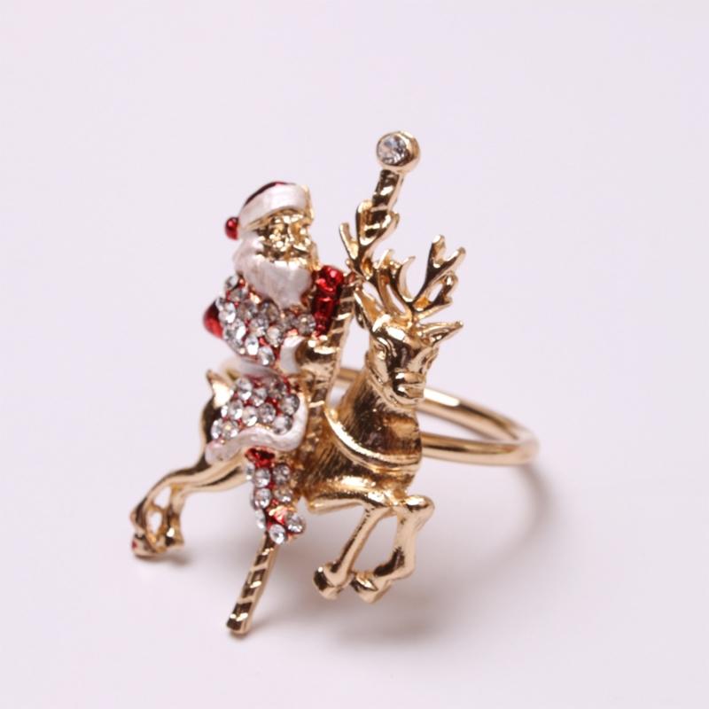 Christmas Napkin Rings, Napkin Holder for Wedding Christmas Party Dinner Table D 50JD 
Christmas Napkin Rings, Napkin Holder for Wedding Christmas Party Dinner Table D 50JD