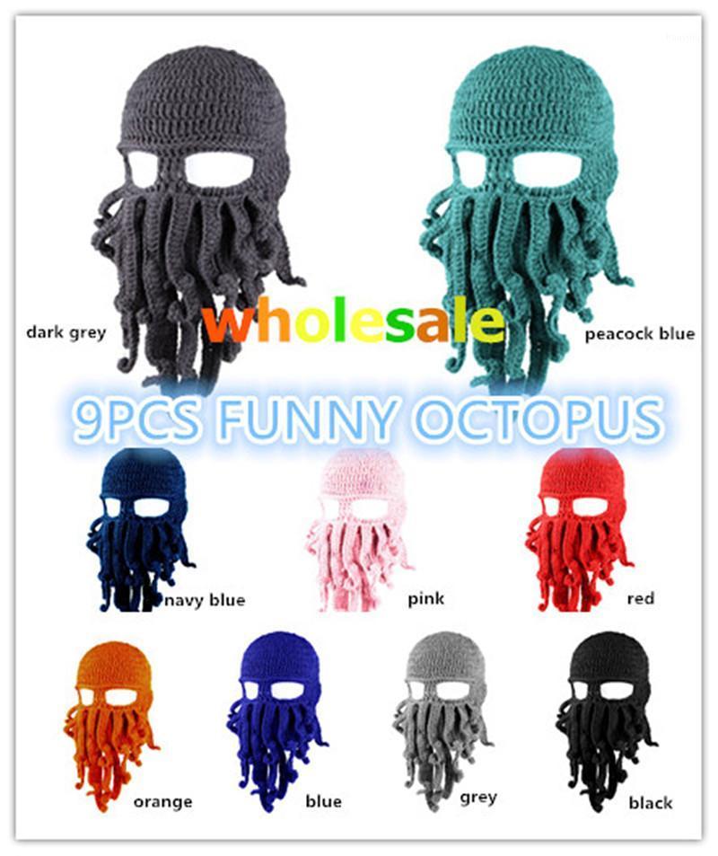 BomHCS Wholesale 9PCS Funny Series Tentacle Octopus Cthulhu Crochet Beanie Hat Cap Wind Mask1
BomHCS Wholesale 9PCS Funny Series Tentacle Octopus Cthulhu Crochet Beanie Hat Cap Wind Mask1