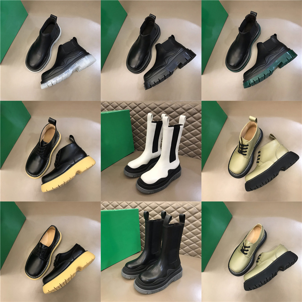 Designer Men Women Shoes Boots Top Quality Leather Martin Ankle Chaelsea Non-slip Wave platform Black Rubber Thick soled Outsole Elastic Web
Designer Men Women Shoes Boots Top Quality Leather Martin Ankle Chaelsea Non-slip Wave platform Black Rubber Thick soled Outsole Elastic Web