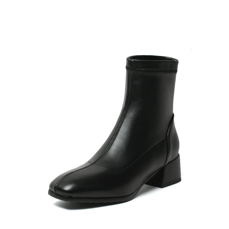 New 2021 Middle Heel Ankle Pu Leather Flock Ladies Shoes Autumn Winter Square Toe Women Boots Size 34-43 Fwv5, Black pu
New 2021 Middle Heel Ankle Pu Leather Flock Ladies Shoes Autumn Winter Square Toe Women Boots Size 34-43 Fwv5, Black pu