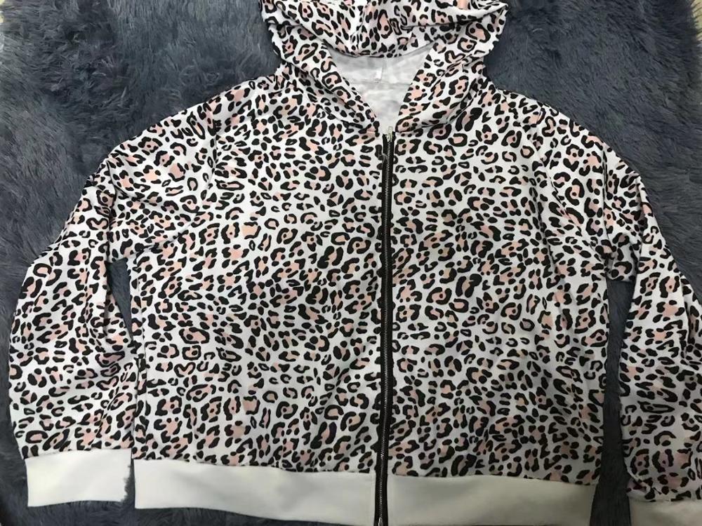 Autumn Winter Oversized Leopard Print Contrast Hooded Sportswear Jacket Short Coats Female Plus Size 4XL 5XL Overcoat Outerwear, As pic
Autumn Winter Oversized Leopard Print Contrast Hooded Sportswear Jacket Short Coats Female Plus Size 4XL 5XL Overcoat Outerwear, As pic
