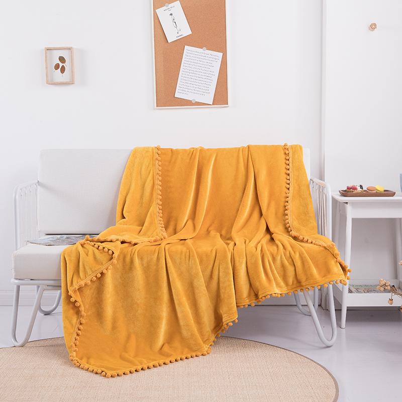 Flannel Blanket with Tassel Solid Yellow Fringe Lightweight Cozy Throw Blanket for Bed Sofa Home Textile 150X200Cm Blankets
Flannel Blanket with Tassel Solid Yellow Fringe Lightweight Cozy Throw Blanket for Bed Sofa Home Textile 150X200Cm Blankets