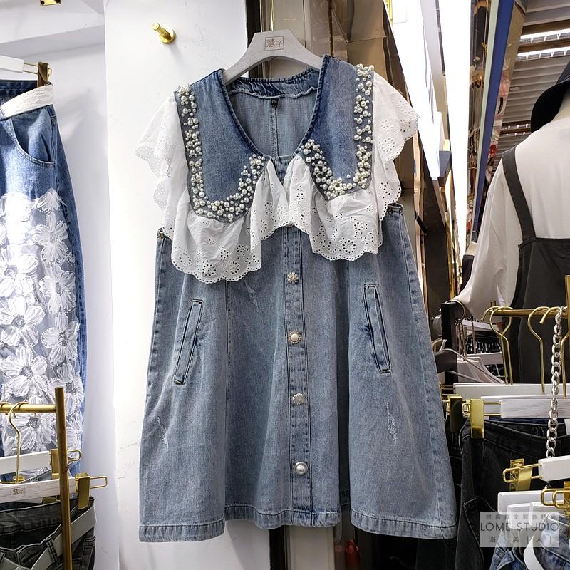 Coletes New Arrival Colete Feminino Women's Waistcoat 2020 New Handmade Pearl Stitching Lace Lotus Leaf Collar Loose Vest Women, Sky blue
Coletes New Arrival Colete Feminino Women's Waistcoat 2020 New Handmade Pearl Stitching Lace Lotus Leaf Collar Loose Vest Women, Sky blue