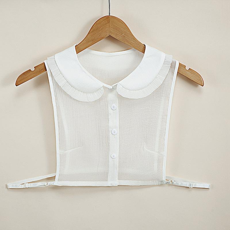 Fashion White Button Fake Collar for Women Shirt Blouse Detachable Shirt False Collar Blouse Top Sweater Clothes Decor
Fashion White Button Fake Collar for Women Shirt Blouse Detachable Shirt False Collar Blouse Top Sweater Clothes Decor