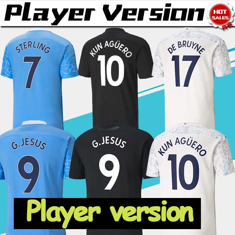 player version 2021 Manchester soccer jersey #17 DE BRUYNE #10 KUN AGUERO home away third men soccer shirt Customized Football uniforms, Black;yellow
player version 2021 Manchester soccer jersey #17 DE BRUYNE #10 KUN AGUERO home away third men soccer shirt Customized Football uniforms, Black;yellow
