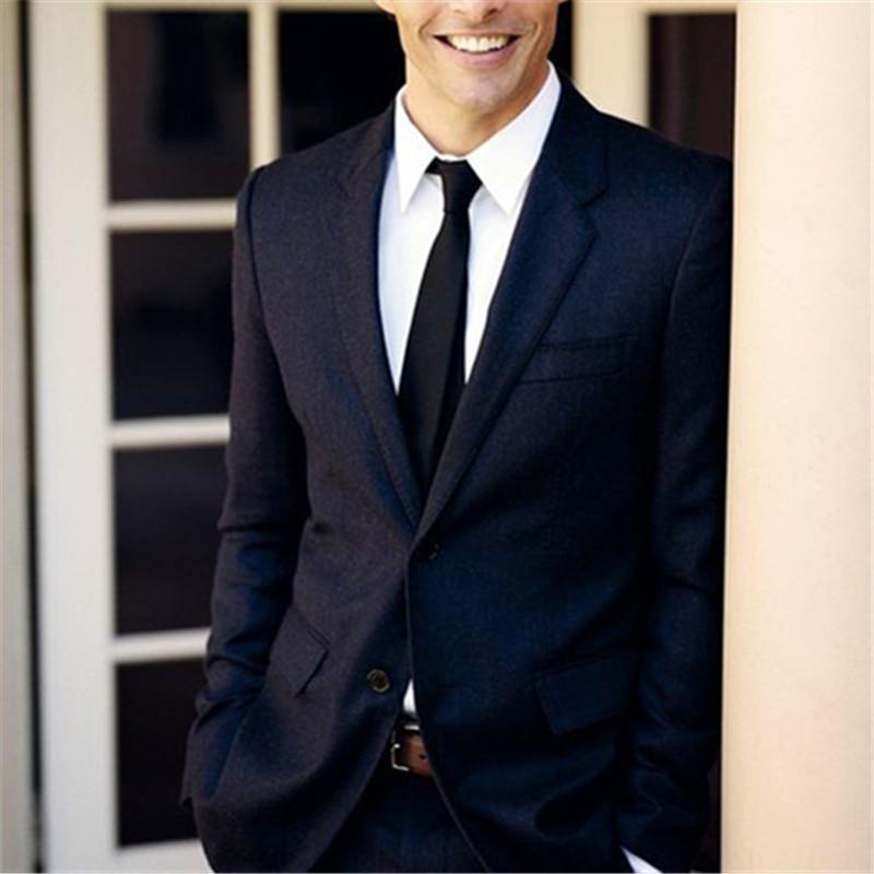 Custom Made Classic Navy Blue Men Suits 2 Pieces(Jacket+Pants+Tie) Business Formal Wear Wedding Groom Tuxedos Suit Prom 151, Black
Custom Made Classic Navy Blue Men Suits 2 Pieces(Jacket+Pants+Tie) Business Formal Wear Wedding Groom Tuxedos Suit Prom 151, Black