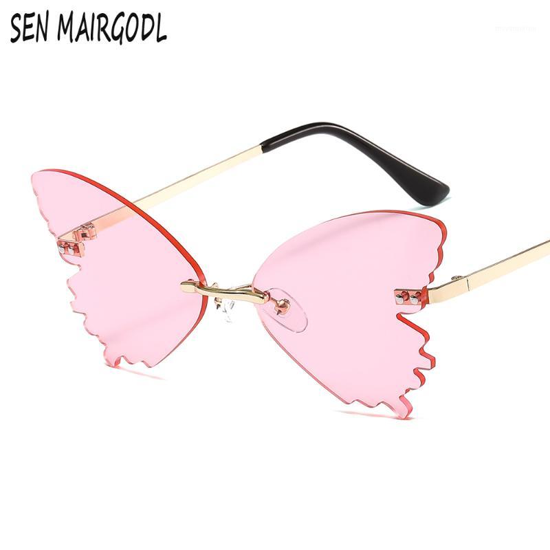 2020 Butterfly Rimless Sunglasses Men Women Vintage Metal Glasses brand new design sun glasses UV400 oculos masculino Okulary1
2020 Butterfly Rimless Sunglasses Men Women Vintage Metal Glasses brand new design sun glasses UV400 oculos masculino Okulary1