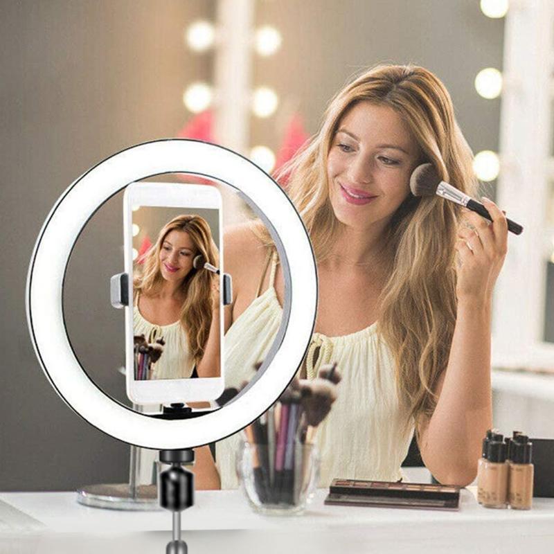 Makeup self-timer LED ring light USB dimmable live broadcast photography photography three color temperature belt tripod1
Makeup self-timer LED ring light USB dimmable live broadcast photography photography three color temperature belt tripod1