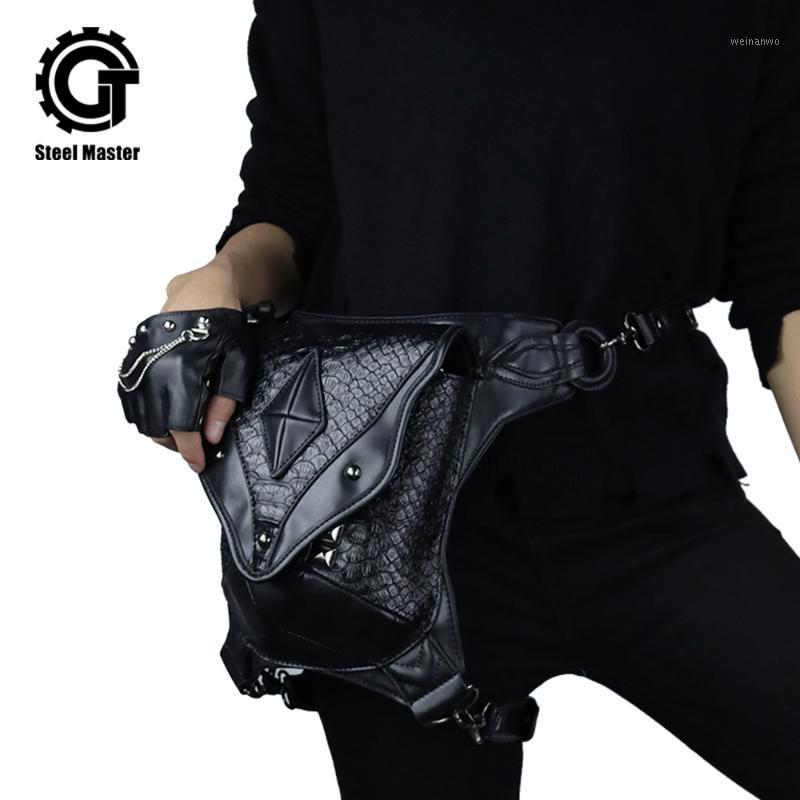 Punk Female Male Unisex Retro Rock Shoulder Bag Small Phones Leg Bag Men And Women Messenger Shoulder Waist Bags1, Black 
Punk Female Male Unisex Retro Rock Shoulder Bag Small Phones Leg Bag Men And Women Messenger Shoulder Waist Bags1, Black