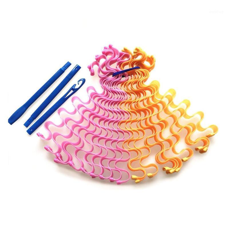 55 long 12 egg rolls water ripple roll DIY manual not hurt the hair spiral plastic roll1
55 long 12 egg rolls water ripple roll DIY manual not hurt the hair spiral plastic roll1