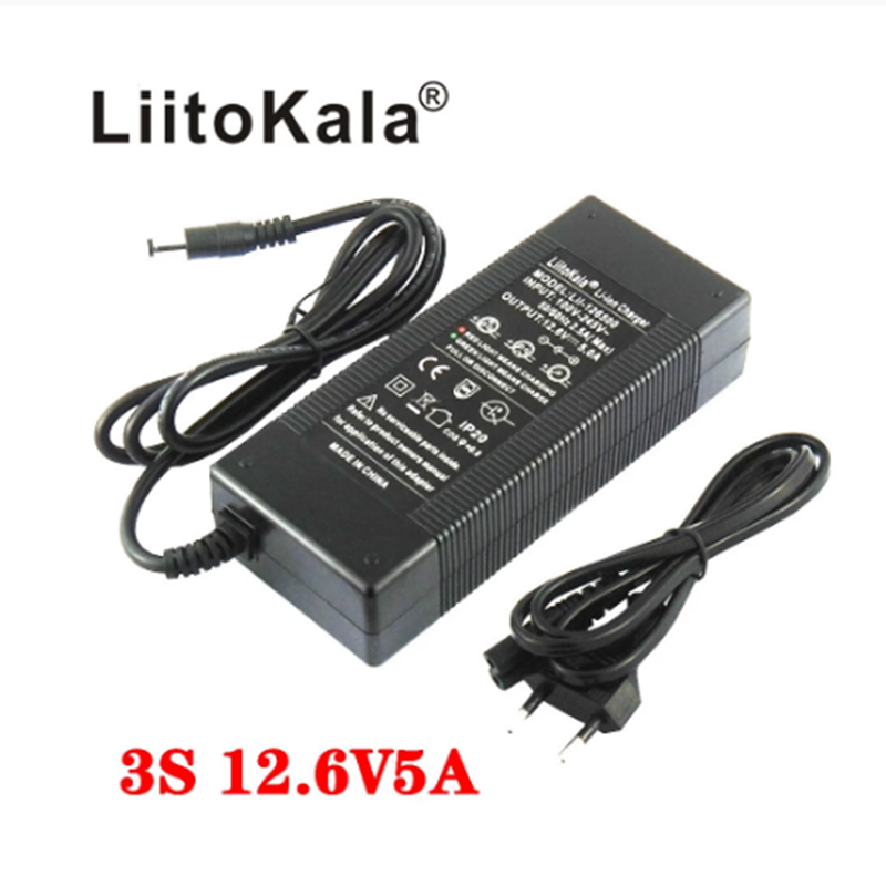 2021 LiitoKala 3S 12.6V 5A Charger pack Power Supply Adapter 12V lithium Battery Li-ion batterites EU/US/AU/UK AC DC plug Converter
2021 LiitoKala 3S 12.6V 5A Charger pack Power Supply Adapter 12V lithium Battery Li-ion batterites EU/US/AU/UK AC DC plug Converter